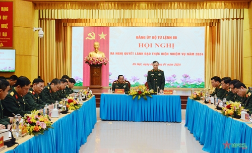 Thượng tướng Võ Minh Lương: Đảng ủy Bộ tư lệnh 86 chủ động tham mưu chủ trương, đối sách xử lý linh hoạt các tình huống trên không gian mạng